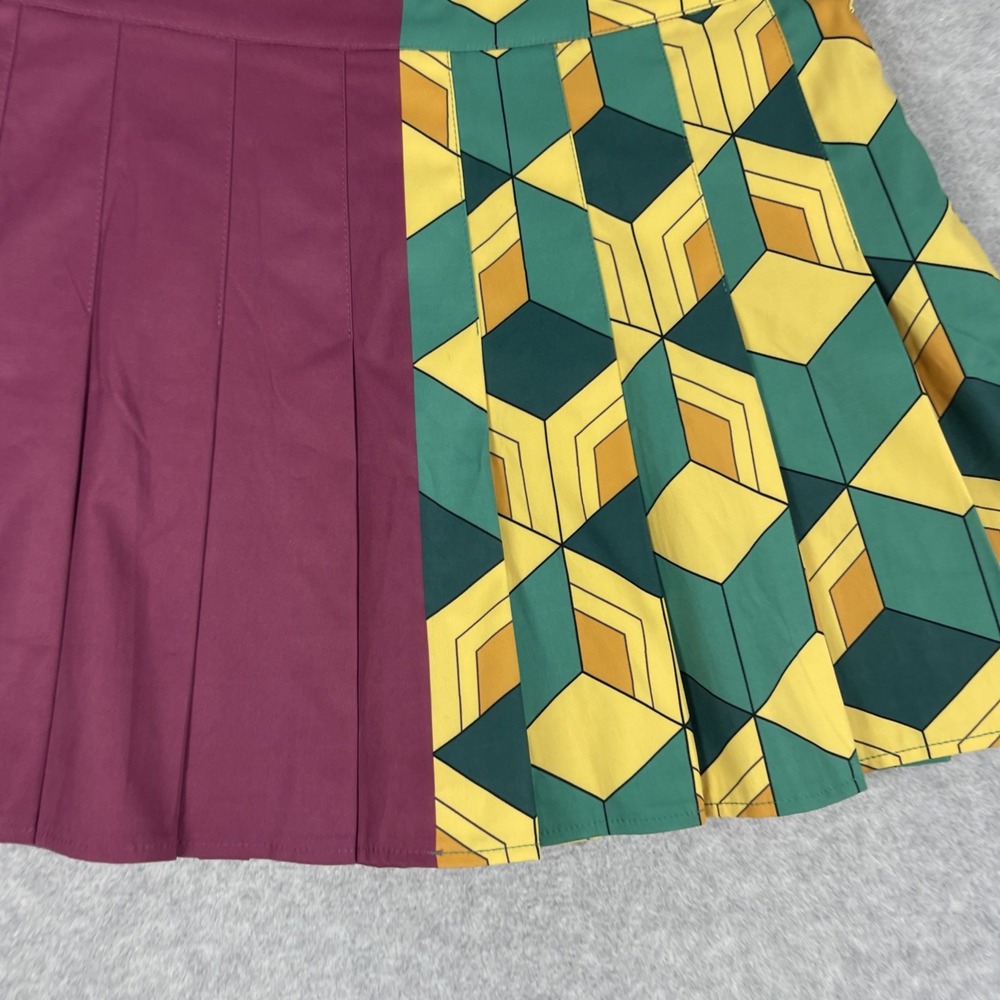 Colorblock Pleated Skort - Picture 3 of 9